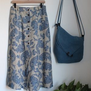 Karen Scott Lovely Button Down Skirt